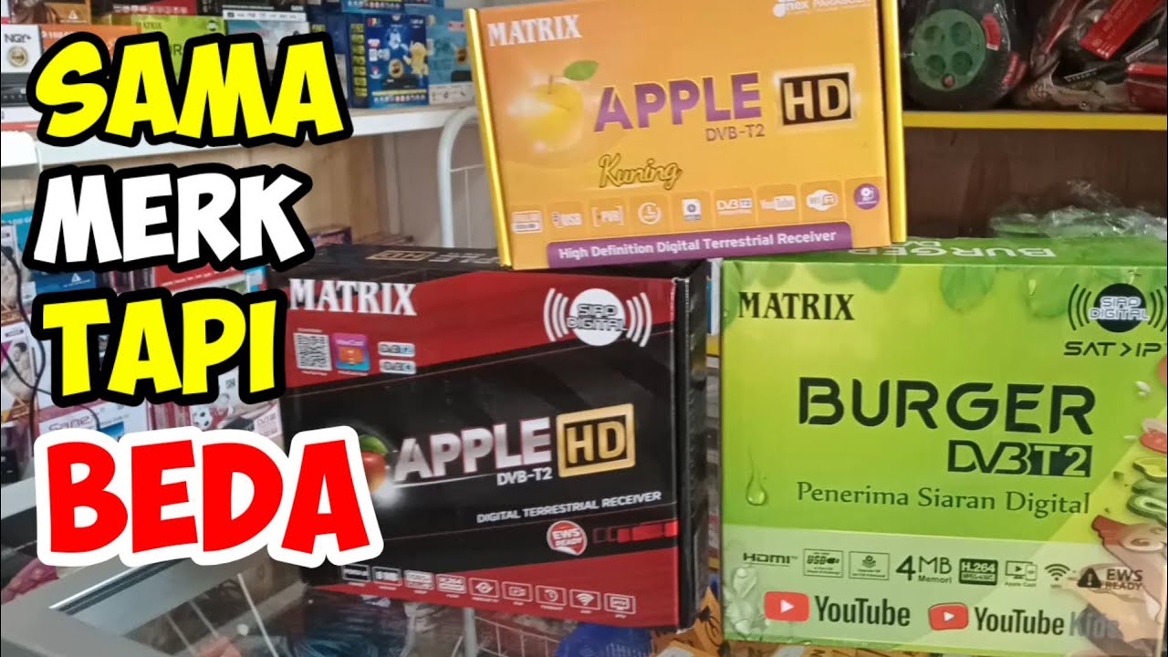 stb matrix aple dan matrix burger untuk tv analog jadi tv digital, mana yang lebih baik?