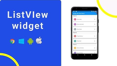 What is ListView and its Components in Flutter  Flutter Widgets[urdu/Hindi] Part 02