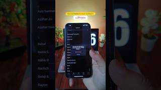 Famous How to Delete Multiple Contacts in iPhone 🔥 #ytshorts #iphonetricks Net Worth