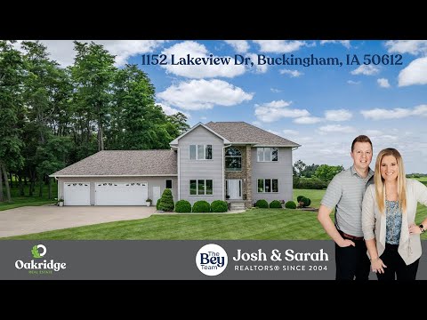 1152 Lakeview Dr, Buckingham, IA home video tour