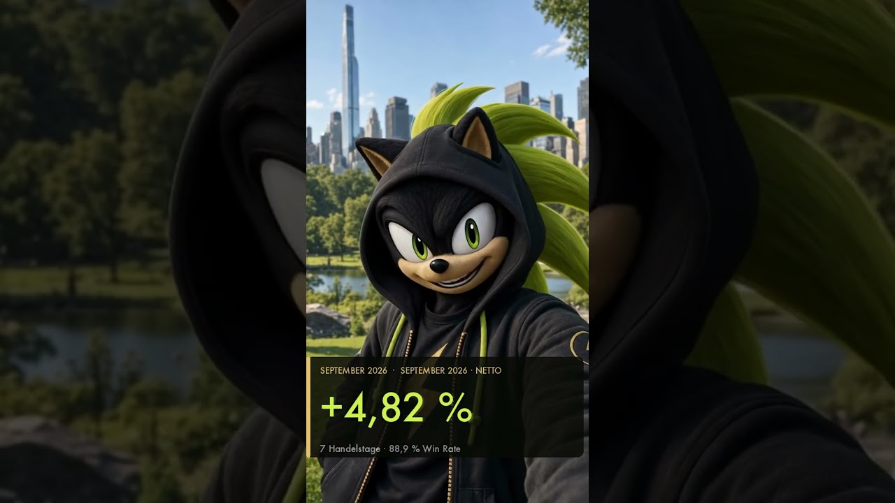 CopyX Trading Tagesvideo — 0,98% netto am 09.09.2026 mit SONIC AI