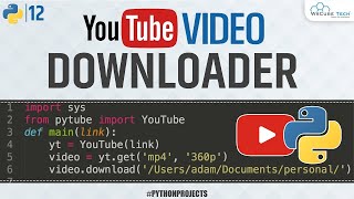 Mastering YouTube Downloader App with Python and Tkinter 2023 #python #tkintertutorial