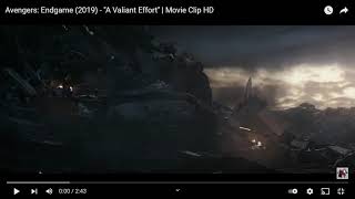 Avengers  Endgame 2019   ''A Valiant Effort''   Movie Clip HD