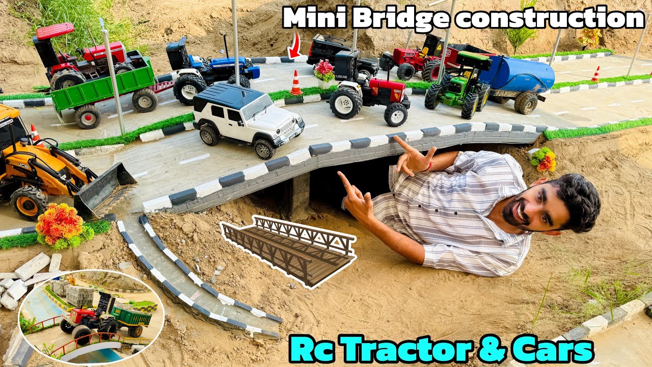 Making a Mini Bridge in Mini City using Rc vehicles || Rc Cars and ...