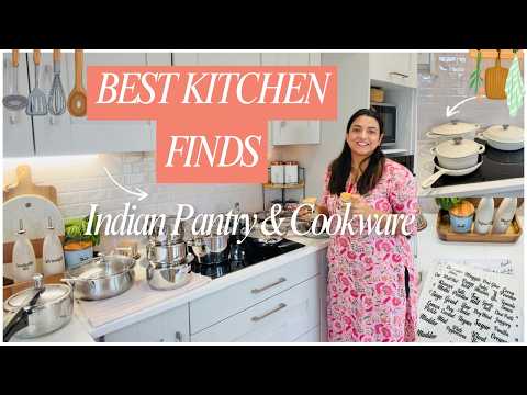 Video Best Kitchen Finds| Top 10 Kitchen Items I Use Daily | Indian Pantry, Cookware & Storage Essentials
