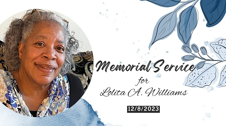 Sis. Annette's Memorial Service