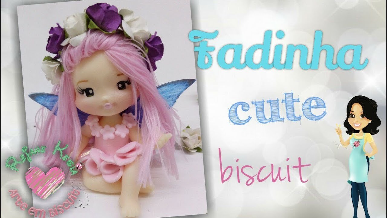 Diy Fadinha Cute - Biscuit - Saramanil Corantes