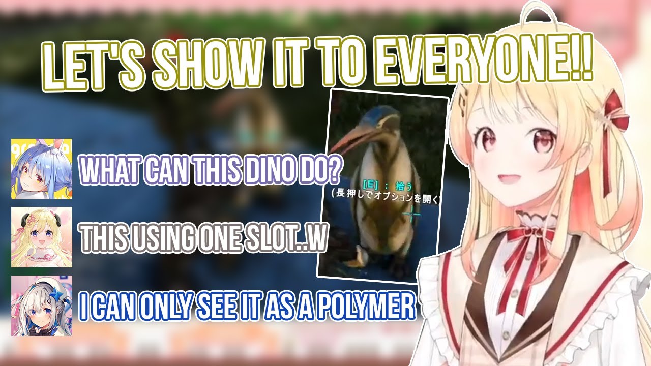 [HoloARK] Kanade Showing Her Tamed Penguin to Everyone [Otonose Kanade/Hololive]