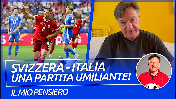 Svizzera-Italia: UNA PARTITA UMILIANTE! - Il mio pensiero #Euro2024 | Fabio Caressa