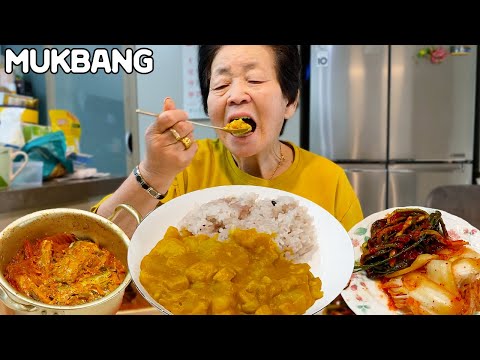 MUKBANGㅣ카레라이스 만들어 먹기 カレーライスを作って食べる make curry <strong>rice</strong> and eat <strong>it</strong>.