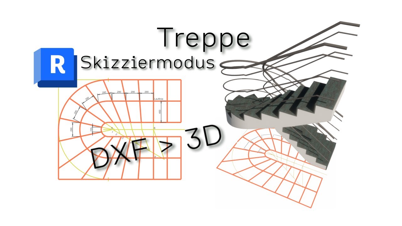 Revit - Treppe im Skizziermodus zeichnen