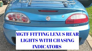 MGTF LEXUS REARLIGHTS WITH LED CHASING INDICATORS