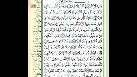 سورة المزمل - المقرئ الشيخ بسام مصطفى دهمة