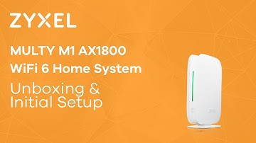 Multy M1 WiFi6 Home System with AX1800 WLAN - Unboxing & Initial Setup
