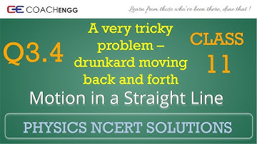 Motion in a Straight Line Exercise 3.4 NCERT Solutions Class 11 Rectilinear Motion