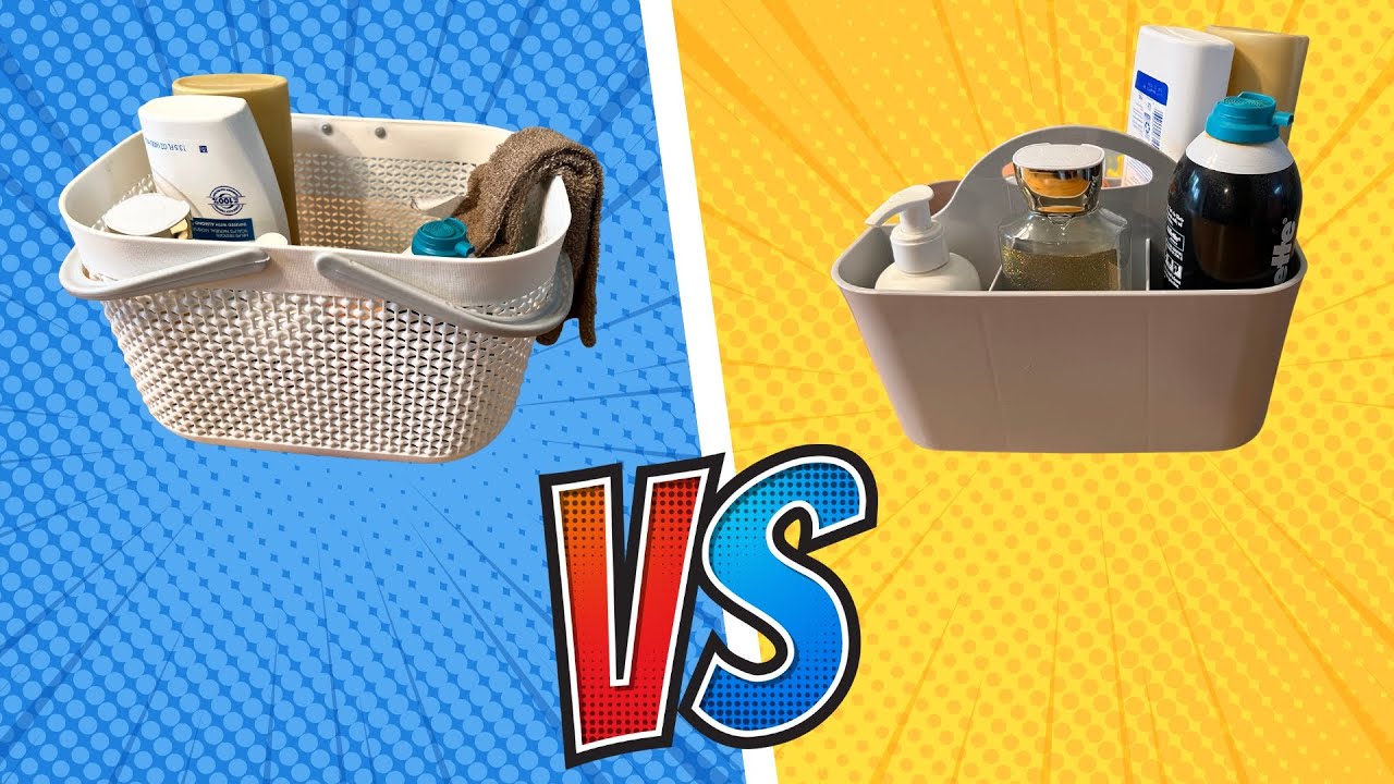 Shower Caddy Comparison: UUJOLY vs. mDesign Small