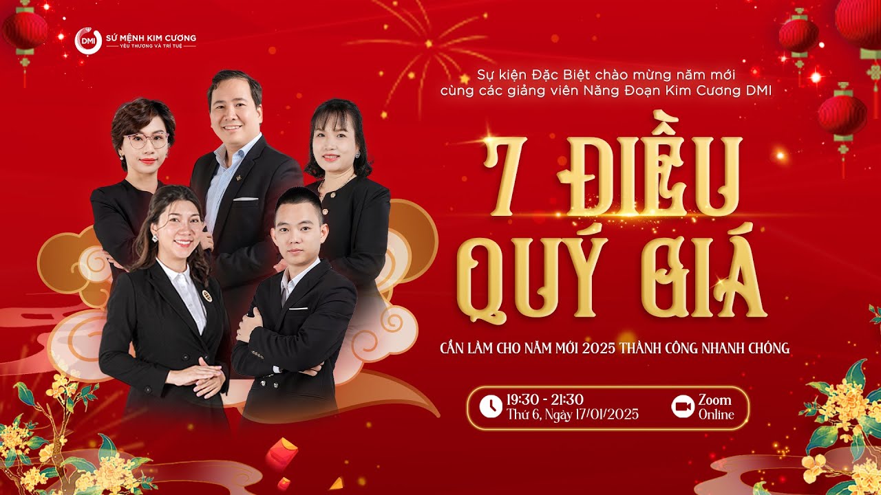 Outline Video 7 ĐIỀU QUÝ GIÁ CẦN LÀM CHO NĂM MỚI 2025 THÀNH CÔNG NHANH CHÓNG