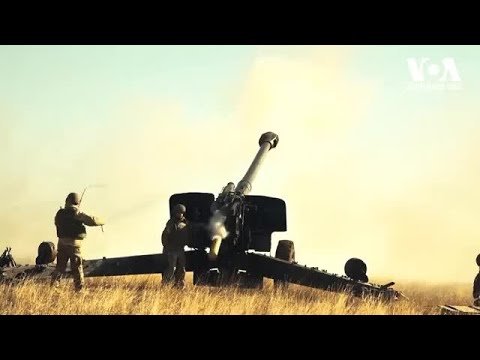 ქართული არტილერიის წვრთნა ორფოლოსა და ვაზიანში