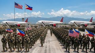 Philippines Witnesses Massive Arrival of U.S. Marines at Subic Bay International Airport