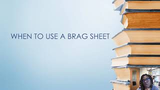 Creating A Brag Sheet