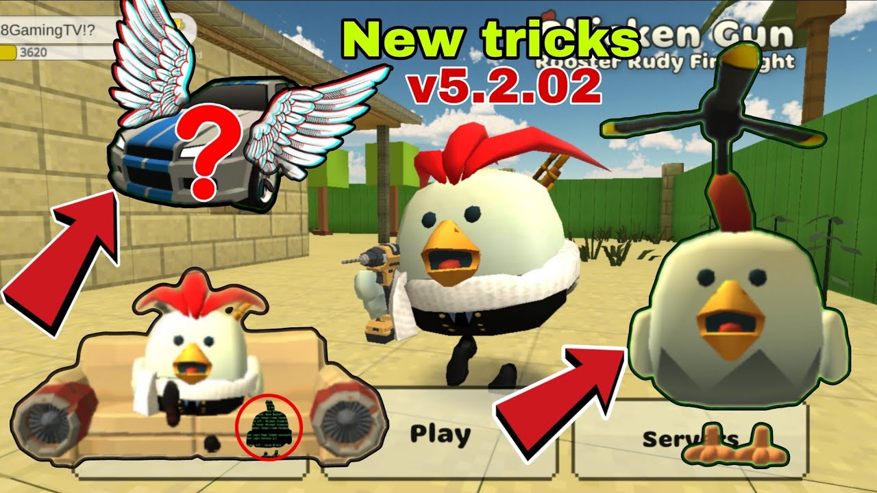 New update fun tricks in chicken gun v5.2.01