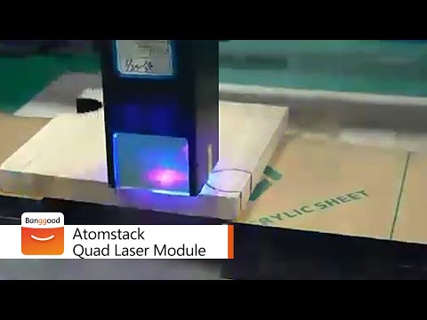Atomstack M100 20W Quad Laser Module With Air Assist System