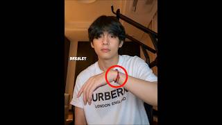 BTS Taehyung's $15 Red Bracelet 😱 BTS V Fashion Breakdown Price #bts #btsv #shorts