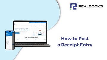 How to Post a Receipt Entry | RealBooks - Best Cloud Accounting Software in India