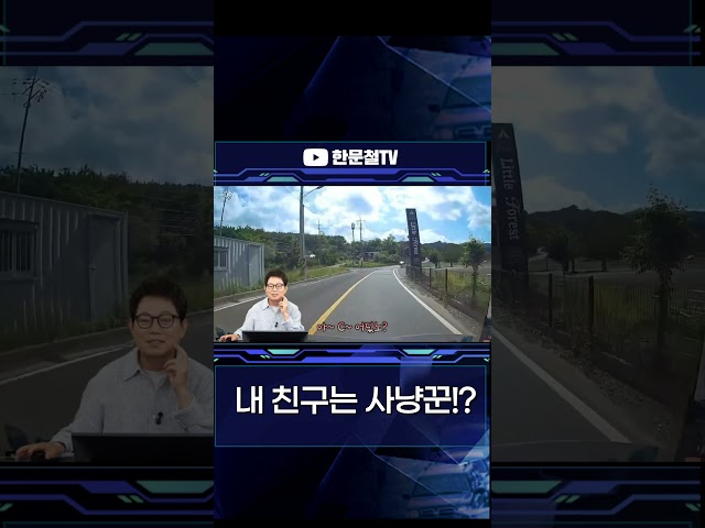 #5566. 왜 친구차에만 로드킬이… #shorts