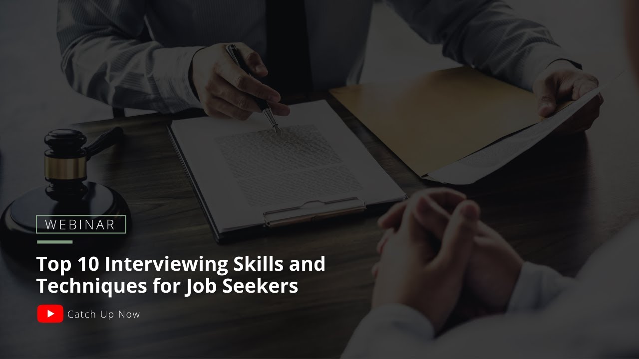 Top 10 Interviewing Skills and Techniques for Job Seekers - YouTube