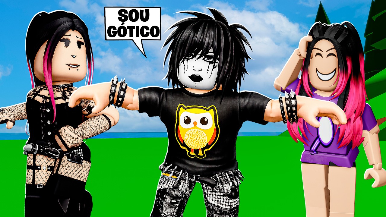 JOGADOR DE AMARELO Coruja  FOI TRANSFORMADO EM GÓTICO PELA ANA TOYS GAMES NO BROOKHAVEN!