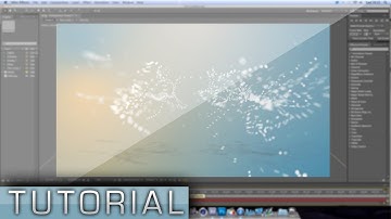 Particles Transition to Text Tutorial: After Effects CS6 [Trapcode Form]