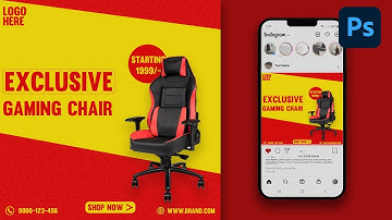 Photoshop tutorials - Create Gaming chair Social Media Posts Design in photoshop || R zone tutorials