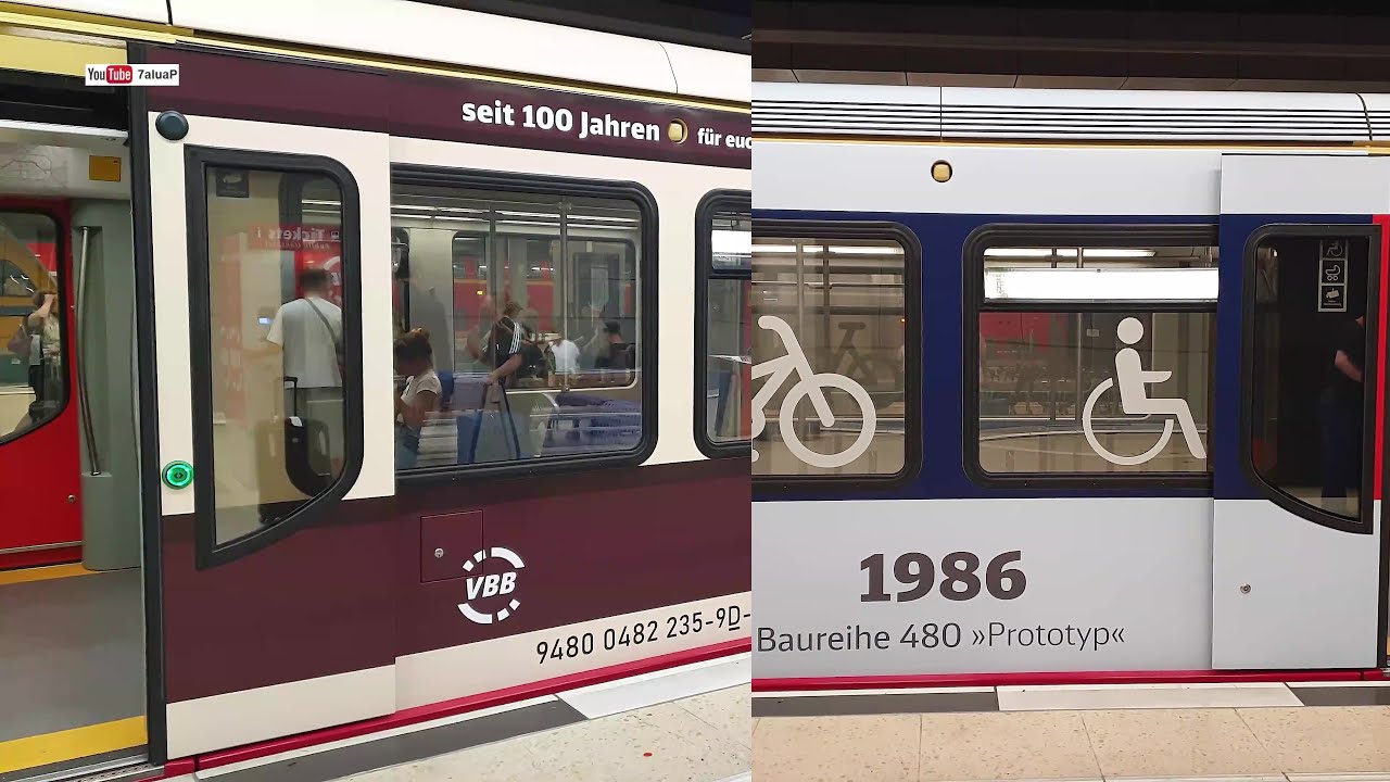 [4K] S-Bahn Berlin Br 481 Jubiläumszug im Detail