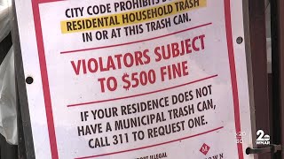 Talkin' Trash: Correcting the misuse of pedestrian garbage cans