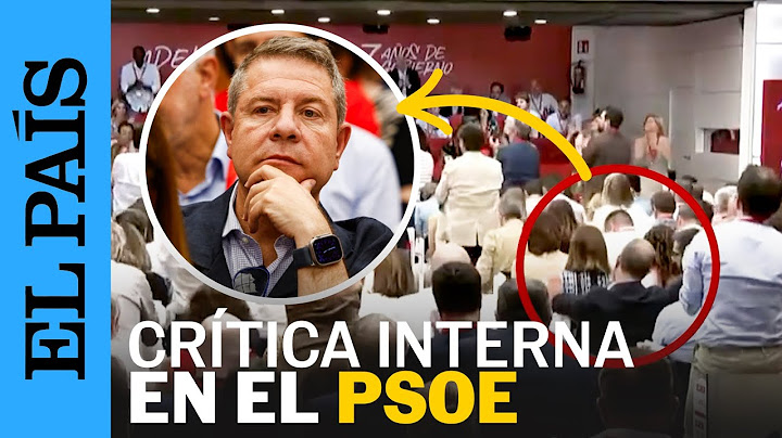 GARCÍA PAGE no se levanta durante el discurso de SÁNCHEZ y pide una moción de confianza | EL PAÍS