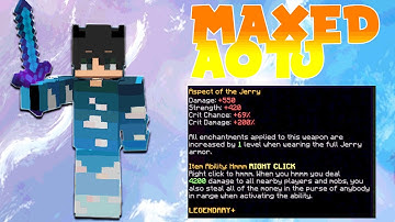 So I got a *MAXED* aspect of the jerry...