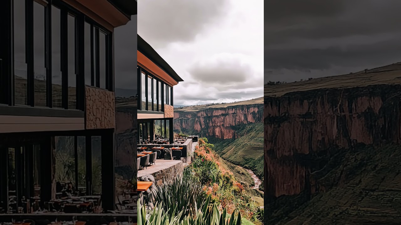 Stunning Hillside Restaurant with Breathtaking Mountain Views 🌄✨ 