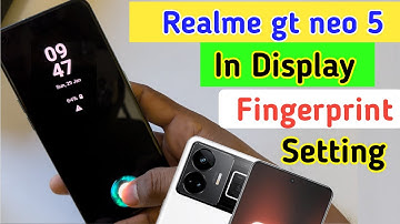 Realme gt neo 5 fingerprint screen lock/Realme gt neo 5 fingerprint kaise lagaen/fingerprint setting