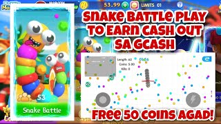 SNAKE BATTLE PLAY TO EARN | TRU GCASH ANG CASH OUT | FREE 50 PESOS COINS screenshot 4