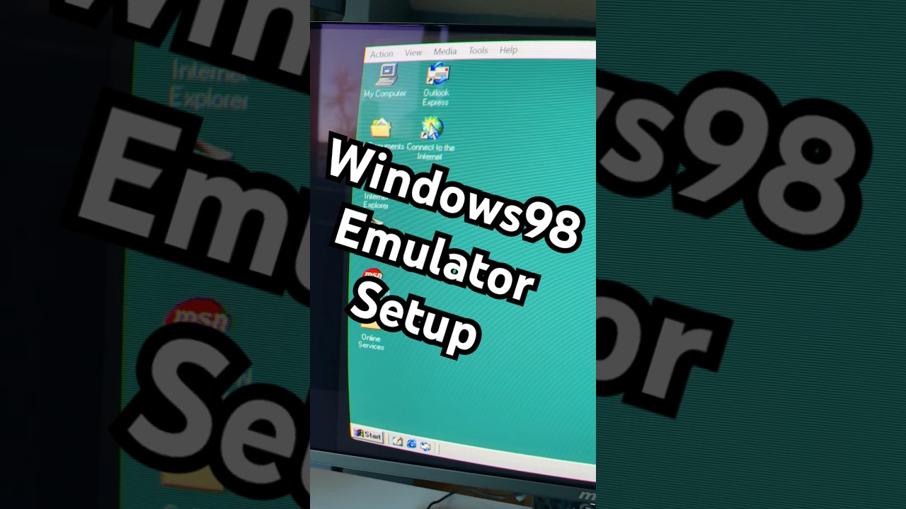 Windows 98 Emulation Setup - 86box and ShaderGlass Demo
