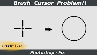 Brush Preview not Showing in Photoshop - Brush circle not showing in photoshop - Photoshop tutorials screenshot 4