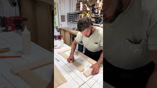 Creating shaker style drawer fronts for the two HUGE cabinets!#fyp #columbusohio #woodworking #asmr