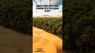 Africa's Green Wall: A Wall of Trees Spanning the Width of Africa.
