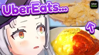 SHION was Ripped Off by UberEats.  [ HololiveClip/English Sub ] ホロライブ切り抜き