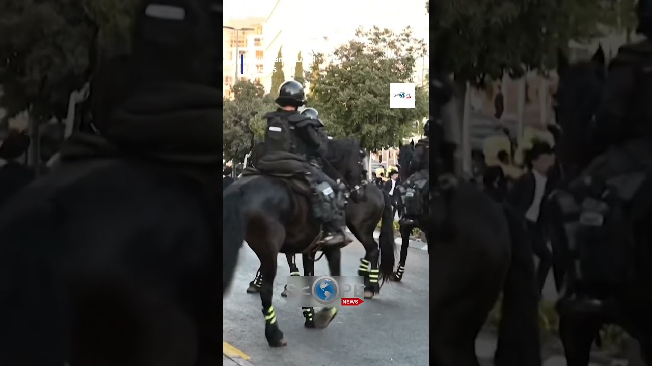 Israeli Police Clash With Haredi Protesters Over Military Draft
