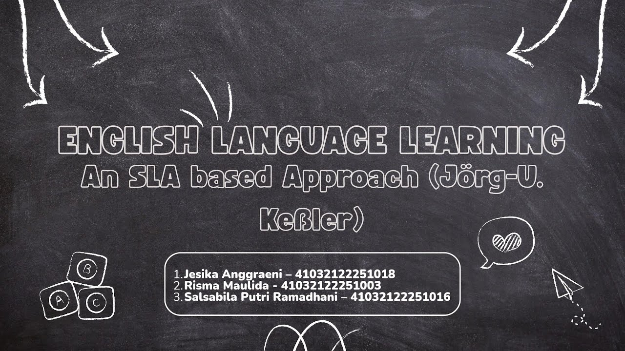 ENGLISH LANGUAGE LEARNING―An SLA based Approach (Jörg-U. Keßler)