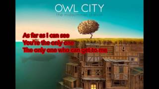 Owl City Metropolis lyrics