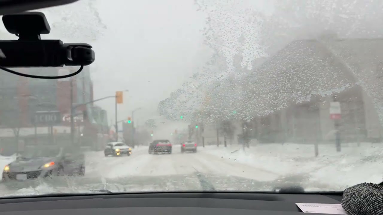 Driving In Ottawa Snowstorm 2026