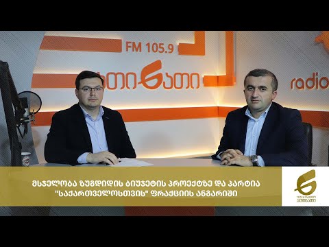 მსჯელობა ზუგდიდის ბიუჯეტის პროექტზე და პარტია \"საქართველოსთვის\" ფრაქციის ანგარიში
